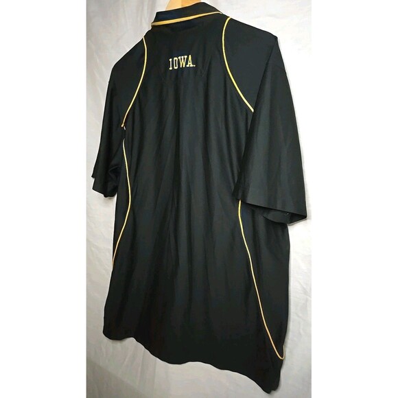 Iowa Hawkeyes Nike Grind Dri-Fit Polo Shirt, Men's Sz XL, Black Recycled Polyest - Picture 8 of 10
